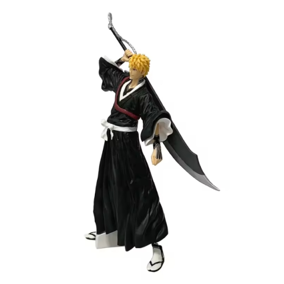 Gmujipe BLEACH Anime Action Figure – Collectible PVC Character Model, Dynamic Display Figure for Anime Fans, Gaming Desk, Shelf and Collection